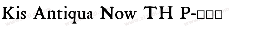 Kis Antiqua Now TH P字体转换